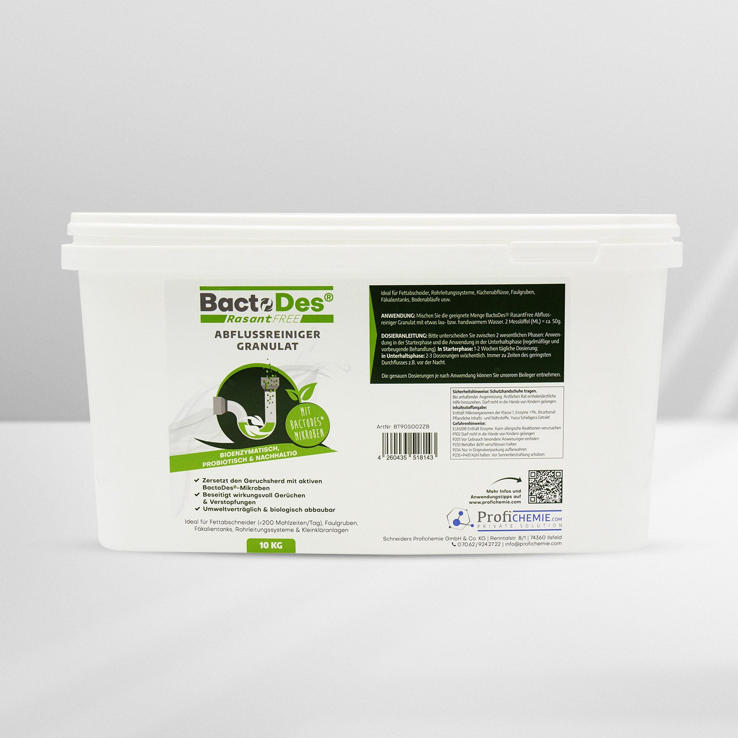 BactoDes® RasantFree Abflussreiniger Granulat